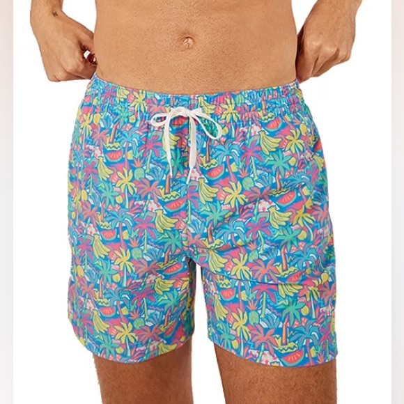 Chubbies 5.5 Tropical Bunches Classic Swim Trunks Quick Dry NWT Large - Picture 6 of 8
